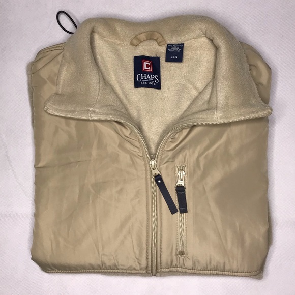 chaps fleece jacket